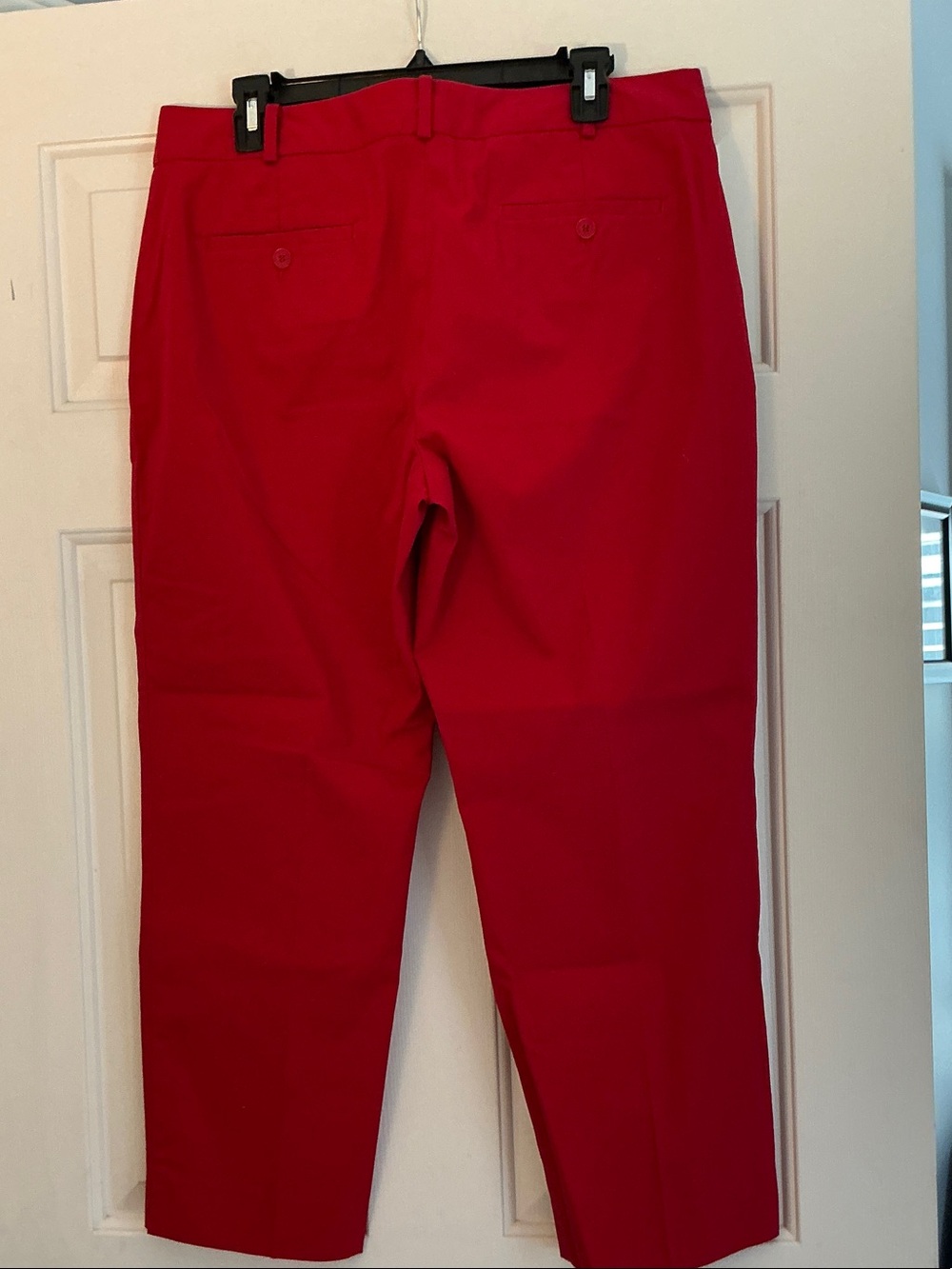 Talbots Signature Red Cropped Ankle Pants NWT size 12 - Picture 2 of 10